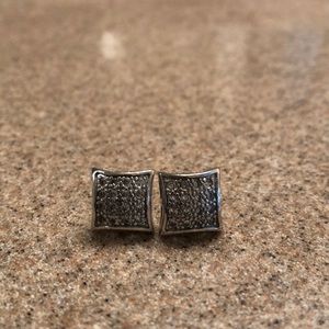 Silver earrings